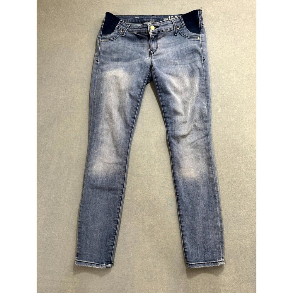 Gap 1969 Boyfriend Skinny Jeans Denim Stretch Low Rise Blue Women's Size 28/6